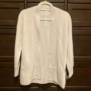 Lululemon Merino Wool-Blend Ribbed Long Wrap Sweater